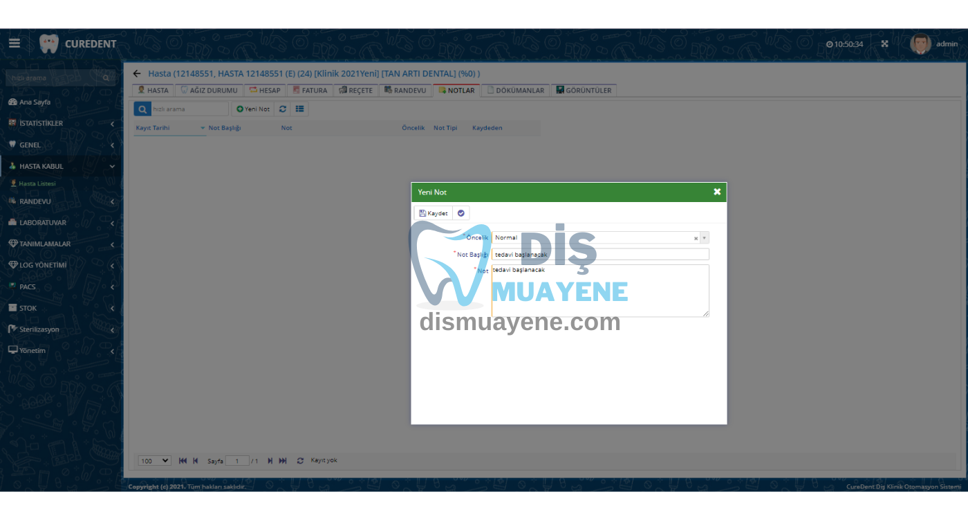 Hasta Notları