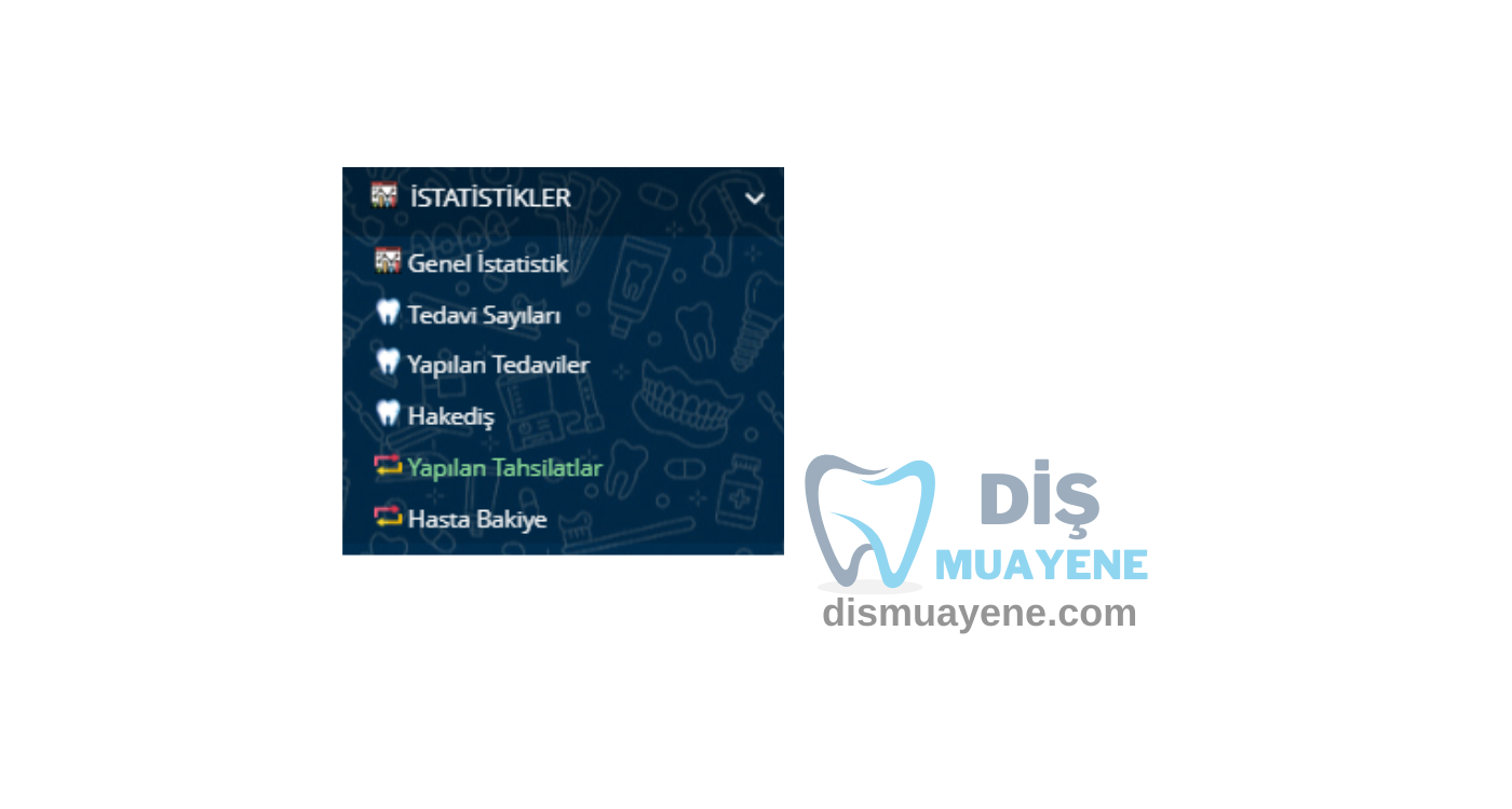 İstatistikler Menüsü